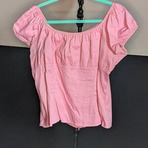 Pinup Girl Clothing Pink Top Size 2x